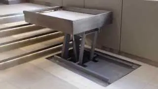 PR9 Wheelchair Step Lift, discreetly hidden in a pit