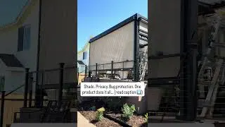 Progressive Screens: Shade, Privacy & Bug Protection in One #deckbuilding #altaoutdoorliving