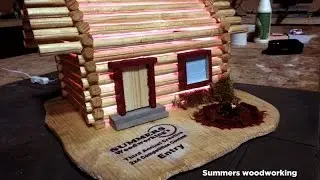 LSF 11 - Log Cabin Lamp, 2x4 Challenge