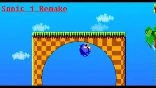 Sonic The Hedgehog Remade Using 8 bit Art Assets (Now With Sound)