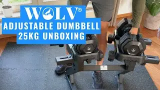 Unboxing the WOLV 25KG Adjustable Dumbbell Set &ndash; Compact, Powerful, Ready to Train