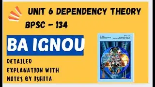 UNIT 6 || DEPENDENCY THEORY || BA 2 YEAR  ||IGNOU || BPSC 134