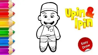 Upin Ipin Hari Raya, Mari Melukis Upin Ipin | Kobina Toy Art ☆