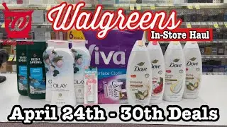 Walgreens Couponing | In-Store Haul | April 24th - 30th Deals