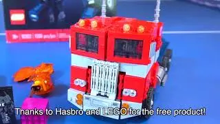 LEGO Optimus Prime Transformers ICONS Huge Build so cool!