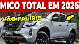 🔥🚫AS 5 PICAPES QUE O MERCADO REJEITOU TOTAL EM 2026!