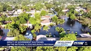 Potential government shutdown could have big impact on flood insurance in Florida