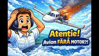 Ce se &icirc;nt&acirc;mplă dacă avionul răm&acirc;ne FĂRĂ MOTOR 😱 | MSFS 2024 ✅