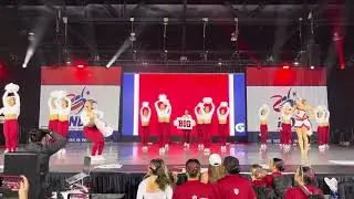 IU RedSteppers 2024 Spirit Rally National Champions D1A at NDA
