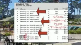 How to read the Reserve Study Report analysis?