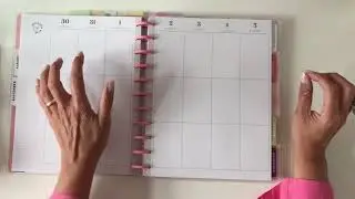 How I have Frankenplanned my business planner using the Happy planner vertical and teacher.