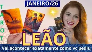 LEÃO ♌️ JAN/2026✨️ UM RECOMEÇO PODEROSO 🎉🎊 #leão #previsões #tarot 