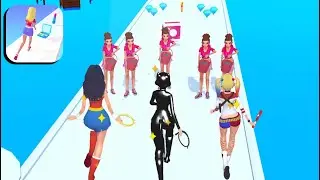 👰 Makeover Run 💄👗 All Levels Gameplay Android,ios
