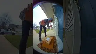 Package Thief caught on camera