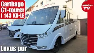 Neu: Carthago C1-tourer I 143 KB-LE | Luxus-Wohnmobil 🤩 alle Infos in 12min, toller Innenraum 🤩