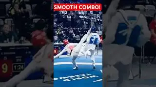 BODY-HEAD TRAP 🔥 #beranda #smooth #combo #taekwondo #backkick #reels #shorts #ytshorts