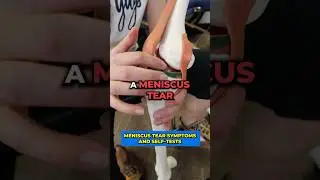 Meniscus Tear Symptoms and Self-Tests #bobandbrad #meniscustear #physicaltherapy #healthandwellness