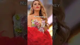 Blake Lively Wears Britney Spears' Dress to 'It Ends With Us' Premiere 😍 #shorts #celebrity