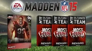 Madden 15 Ultimate Team - Most Feared Pack Opening & Gameplay! New Lineup! MUT 15