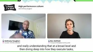 High performance culture with Anthony Vaughan