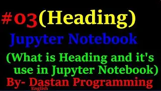 03  Jupyter Notebook (Heading input type)