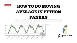 How to do Moving Average in Python Pandas | Full Course | rolling(), ewm(), expanding() methods