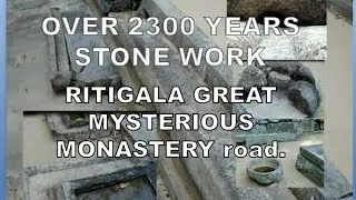 Over 2300 years stone road. mysterious Monastery Ritigala Ruins, Monastery, Forest, Nature Reserve