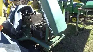 JOHN DEERE 318 P218 MOTOR WITH STARTER ISSUES START TO WORK ON IT PART 1
