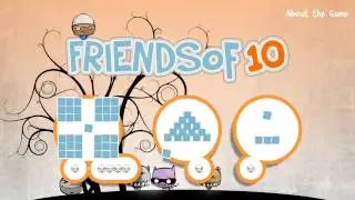Pyramid game to learn Friends of ten