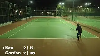 Ken v Gordon | Sai Ching Street Tennis Courts - 1st Set
