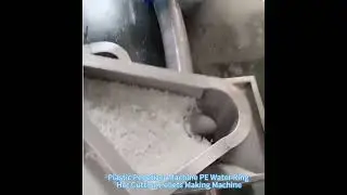 Plastic Pelletizer Machine PE Water Ring Hot Cutting Pellets Making Machine #wholesale #plastic