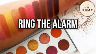 Ring the Alarm palette Swatches (Jaclyn Hill x Morphe)