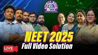 LIVE #neet2025  Full Paper Detailed Video Solution by Guru's of Affinity