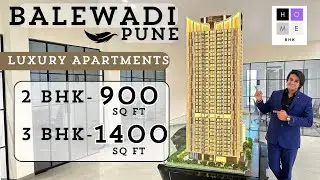 Flats in Balewadi Pune | 2,3,4 BHK | Luxury Project Near metro Station #pune #3bhk