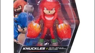 Jakks Pecific's Sonic The Hedgehog 3 (2024) Knuckles (With Fire Fists) (2025) Action Figure Unboxing