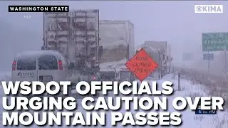 WSDOT apeluje o ostrożność podczas podr&oacute;ży przez przełęcze g&oacute;rskie