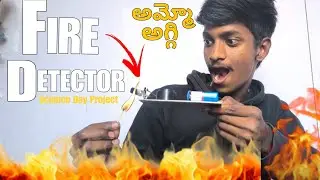 How To Make Fire Detector | Simple Fire Alarm Circuit | Science Projects |#exploremore #viralvideo.