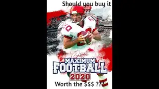 Maximum Football 2020 Gameplay Review !!  Is it really worth it ??