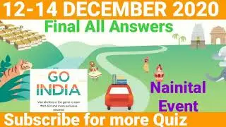 Google Pay Go India Nainital Event Quiz All Answers (12- 14 December 2020) 🔥Free Tickets, Kms & Cash