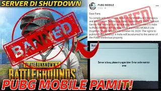 R.I.P PUBG MOBILE SERVER BAN PERMANENTLY!? - All information PUBGM Banned