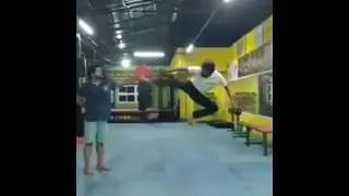 Grand Master Robin M O | Jump Spinning Hook Kick#spinninghookkick