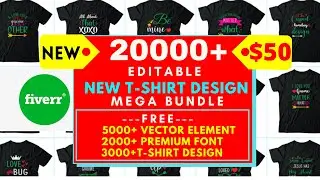 20000+ Best New T-shirt Design Bundles-buy T-shirt Designs Fiverr