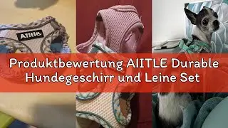Produktbewertung AIITLE Durable Hundegeschirr und Leine Set f&uuml;r Spazierg&auml;nge, Schritt in Welpengesch