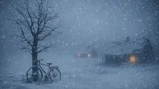 Relaxing Wind Sound for Sleep | Epic Snowstorm & Heavy Snowfall | Deep Sleep WhiteNoise | ASMR SLEEP