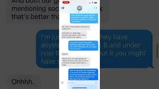 Texts between ex-husbands ￼ regarding mother&rsquo;s never ending antics and lies #parentalalienation