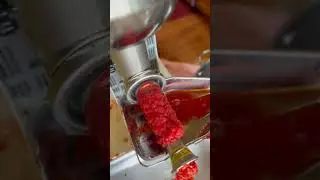 Electric Tomato Press in Action #yummy #kitchen #beautiful #education #garden #diy #howto #canning