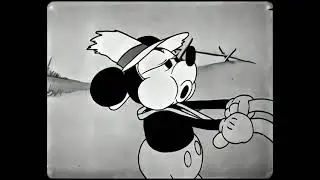 RARE 1929 Mickey Mouse: The Plowboy (Enhanced 4K) - Feat. Horace Horsecollar!