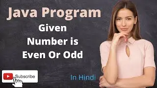 Given number  is even or odd?? | Java Program
