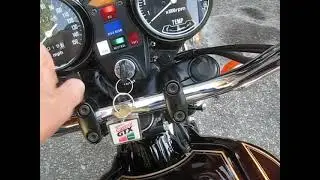 1976 Honda Goldwing LTD cold start video