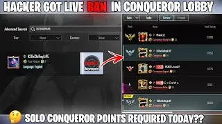 Fake H2R CHIRAG Got Ban in Solo Conqueror lobby🔥 SOLO CONQUEROR Tips And tricks